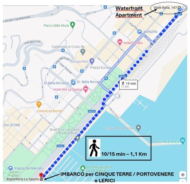 Waterfront Apartment Λα Σπέτσια Εξωτερικό φωτογραφία